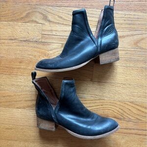 Jeffrey Campbell distressed booties